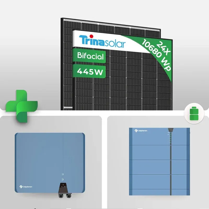 PV Set - 11280Wp PV Komplettset mit 10kWh Batterie + Trina Vertex S+ 470W Solar Modul
