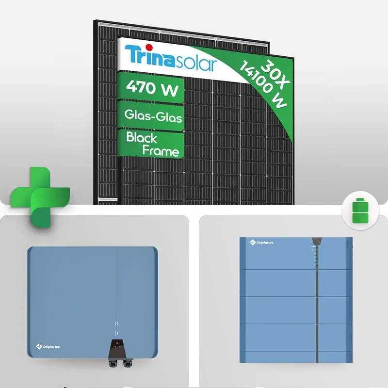 PV Set - 14100Wp PV Komplettset mit 10kWh Batterie + Trina Solar Vertex S+ 470W Solar Modul